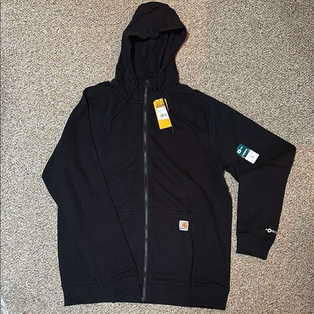Carhartt Black Lightweight Shirt Jacket/sweatshirt